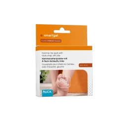 Orteza na palec młotkowy z potrójnym pierścieniem RUCK® smartgel, lewa, L/XL, 4 szt.