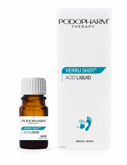 PODOPHARM VERRU SHOT® ACID LIQUID na brodawki HPV, 4 ml