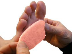 Odciążenie do stóp RUCK® Fleecy-Web Standard 100% bawełna, 4 płaty miękkie 7,5 x 11,6 cm, 1mm