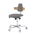 Podologiczne krzesło RUCK STOOL dynamic, napoleon, CPL Dąb, kamienny