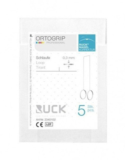 Łączniki do klamer ortonyksyjnych RUCK® NAGELKORREKTUR ORTOGRIP professional rozm 0,30, 5 szt.