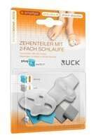 Separator międzypalcowy RUCK® smartgel plug+switch z dwoma otworami na palce większe + kliny, 2 komplety