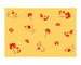 Podkłady higieniczne bibułowe-foliowe z motywem dziecięcym, 33x48 cm, żółte 80 szt