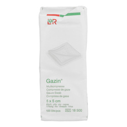 Gazin Non-Sterile Gauze Swabs 5 × 5 cm - 100 pcs