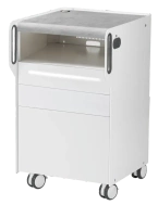 Podologiczna szafka RUCK® ROOM move S z światłem LED, CPL szary