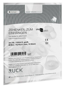 Separatory pierścieniowe RUCK® smartgel plug+switch, duże, 10 szt.