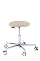 Podologiczny taboret RUCK STOOL round, natural, długi podnośnik