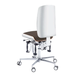 Zdrowotne krzesłoRUCK STOOL Bioswing, CPL Biały, espresso