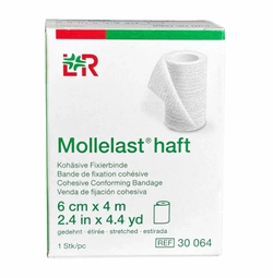 Mollelast® haft bandaż kohezyjny podtrzymujący 6 cm x 4 m, 1 rolka