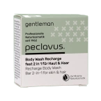 peclavus® gentleman Odżywiająca kostka myjąca 2 w 1 do ciała i włosów 80 g