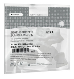 Specjalistyczny separator pierścieniowy do stóp RUCK® smartgel, średni, 10 szt.