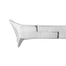 RUCK cęgi czołowe nierdzewne 11 cm / 14 mm
