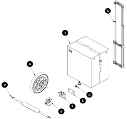 RUCK system mobilny solid Trolly zestaw mobilna szafka, torba na akcesoria, koła 12 cali