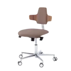 Podologiczne krzesło RUCK STOOL dynamic, napoleon, CPL Orzech, muskat