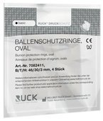 Orteza filcowa - krążki owalne RUCK® basic, białe, 3 mm, 4 szt.