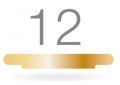 Złota klamra ortonyksyjna RUCK® GOLDSTADT PROFESSIONAL, pełna,  gr 0,15mm, rozm 12, 1szt.