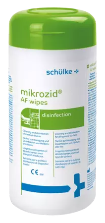 Chusteczki do czyszczenia i dezynfekcji powierzchni Schulke mikrozid® AF wipes, pudełko + wkład, 150 szt.