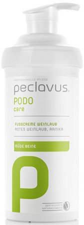 Krem na zmęczone nogi z liści winogron peclavus® PODOcare Weinlaub, 500 ml