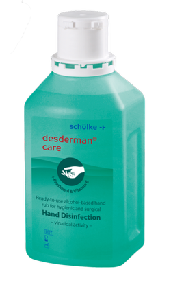 Płyn do dezynfekcji dłoni Schulke desderman® care, 500 ml