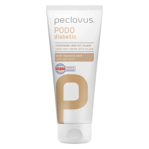 peclavus PODOdiabetic krem do stóp z mocznikiem i mikrosrebrem, 100 ml